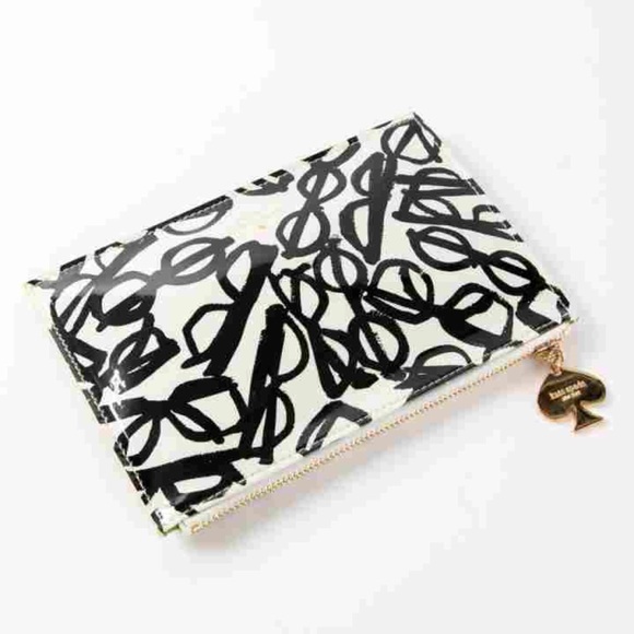 Kate Spade Literary Glasses Pencil Pouch - Picture 3 of 8